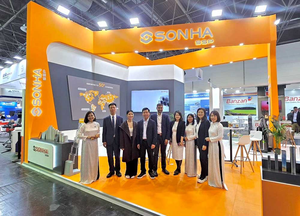 Sơn Hà SSP Vietnam participated in the Wire & Tube Dusseldorf 2024 exhibition in Germany.