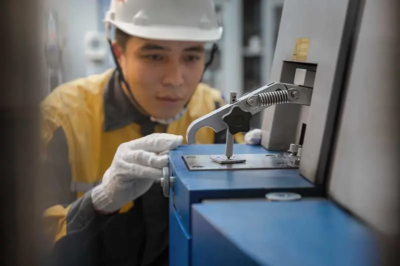 Raw material testing