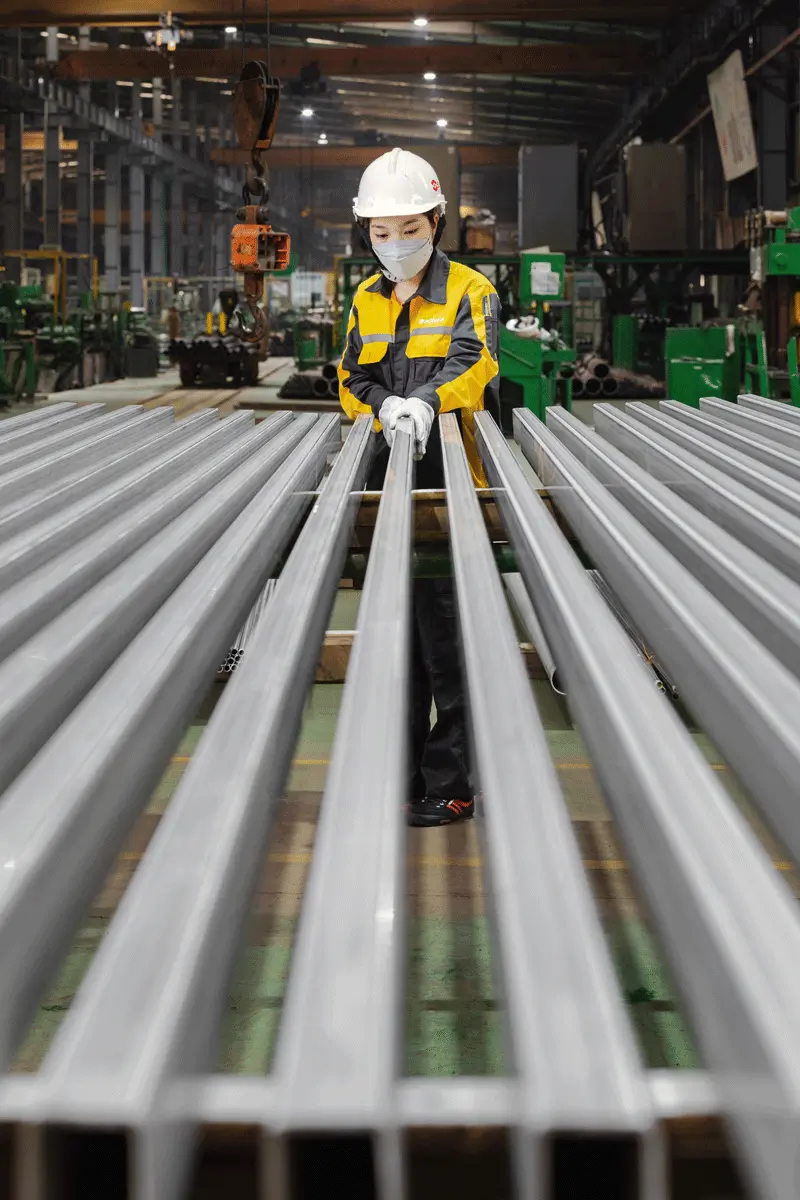Industrial stainless steel pipes
