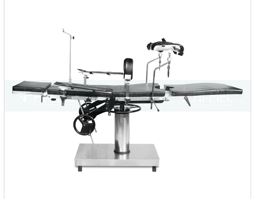 Surgical table made of high-grade stainless steel