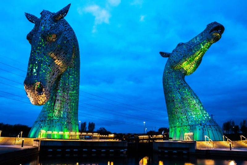 The Kelpies - tác phẩm nghệ thuật sáng tạo từ inox nổi tiếng thế giới