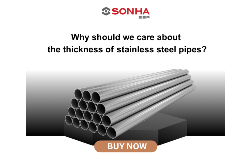 Stainless steel pipe thickness directly affects the quality of the project.