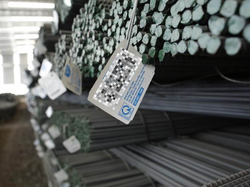 Identify quality steel through accompanying labels and stamps