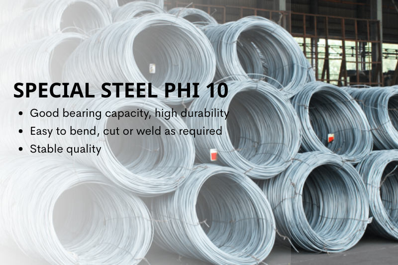 Characteristics of 10mm rebar