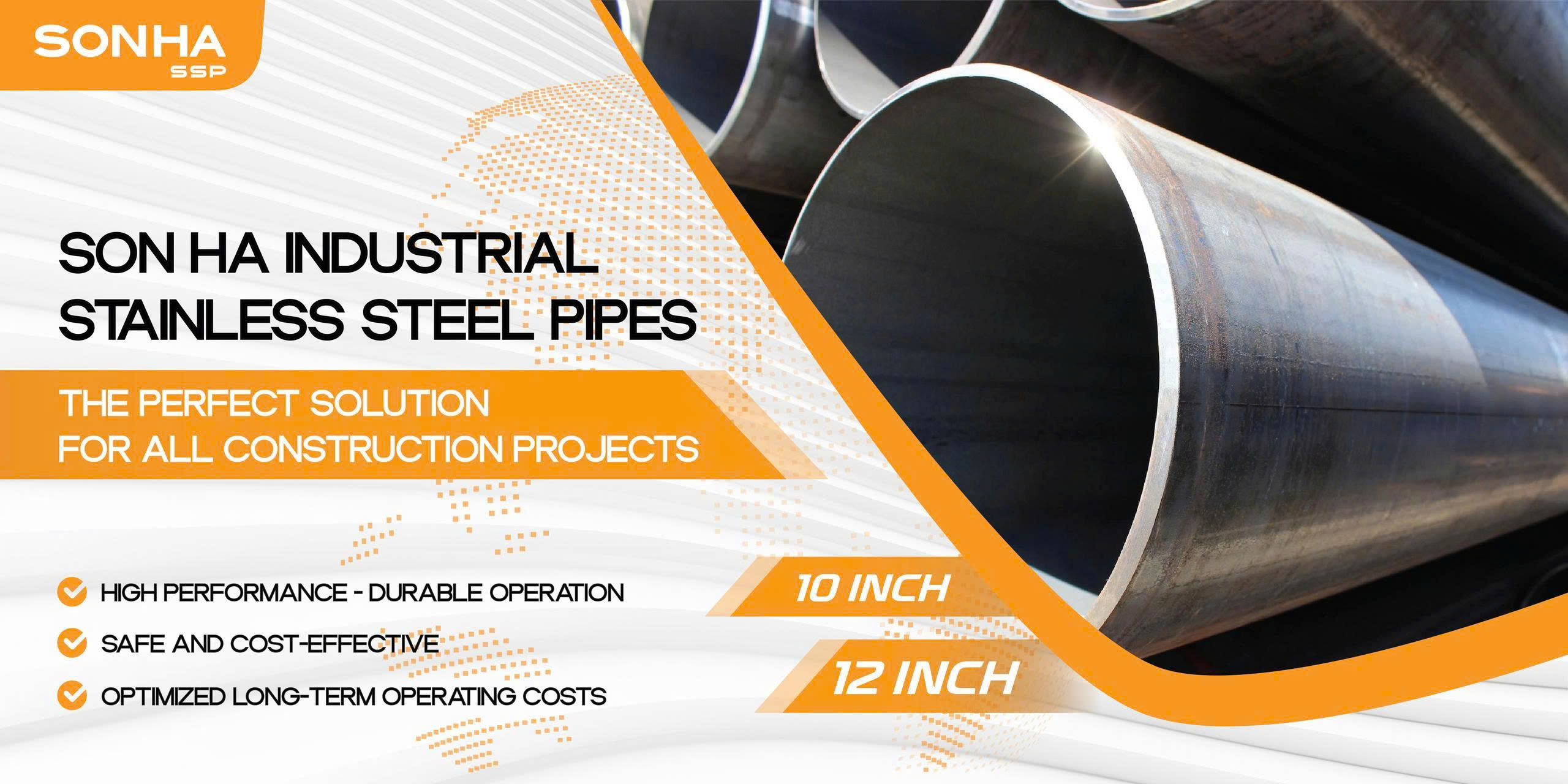 Son Ha industrial stainless steel pipes