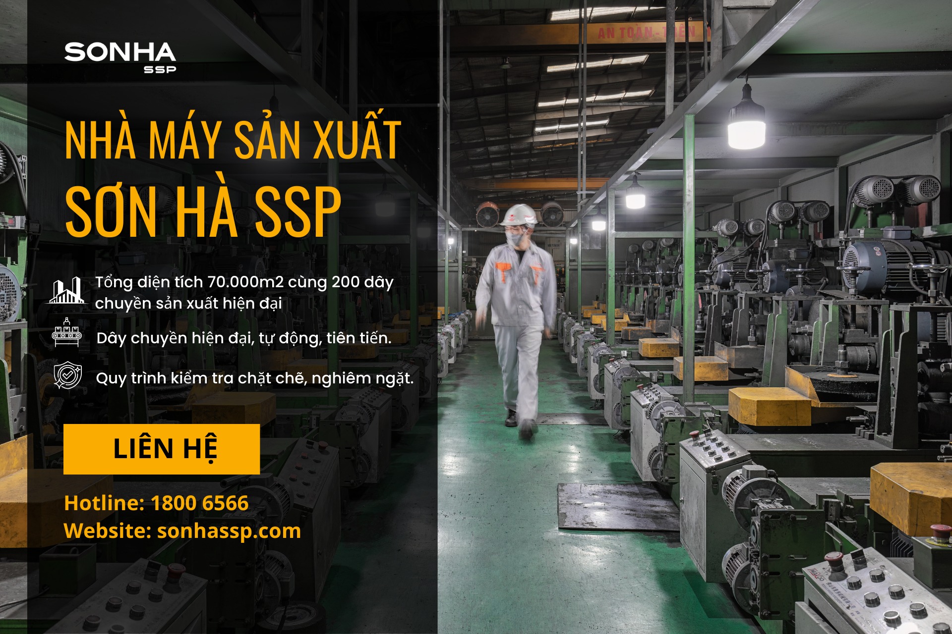 Những ưu điểm nổi bật của 2 nhà máy sản xuất Sơn Hà SSP