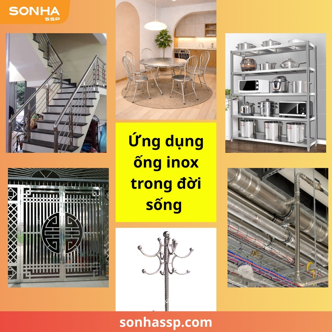 7 ứng dụng ống inox trong gia đình