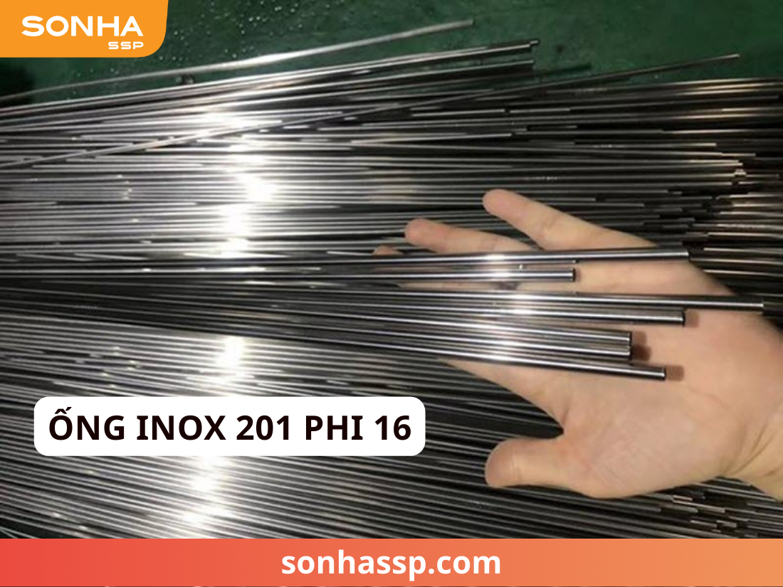 ống inox phi 16
