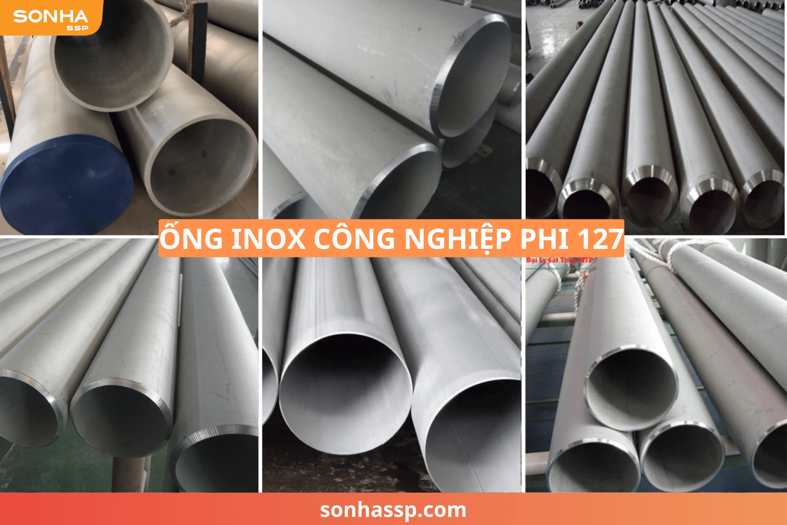 Ống inox công nghiệp phi 127