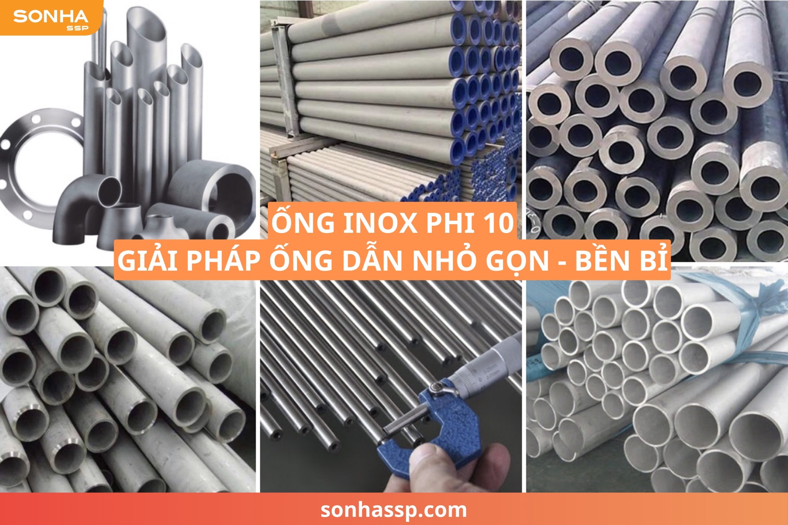Ống inox phi 10, giải pháp ống dẫn nhỏ gọn, bền bỉ