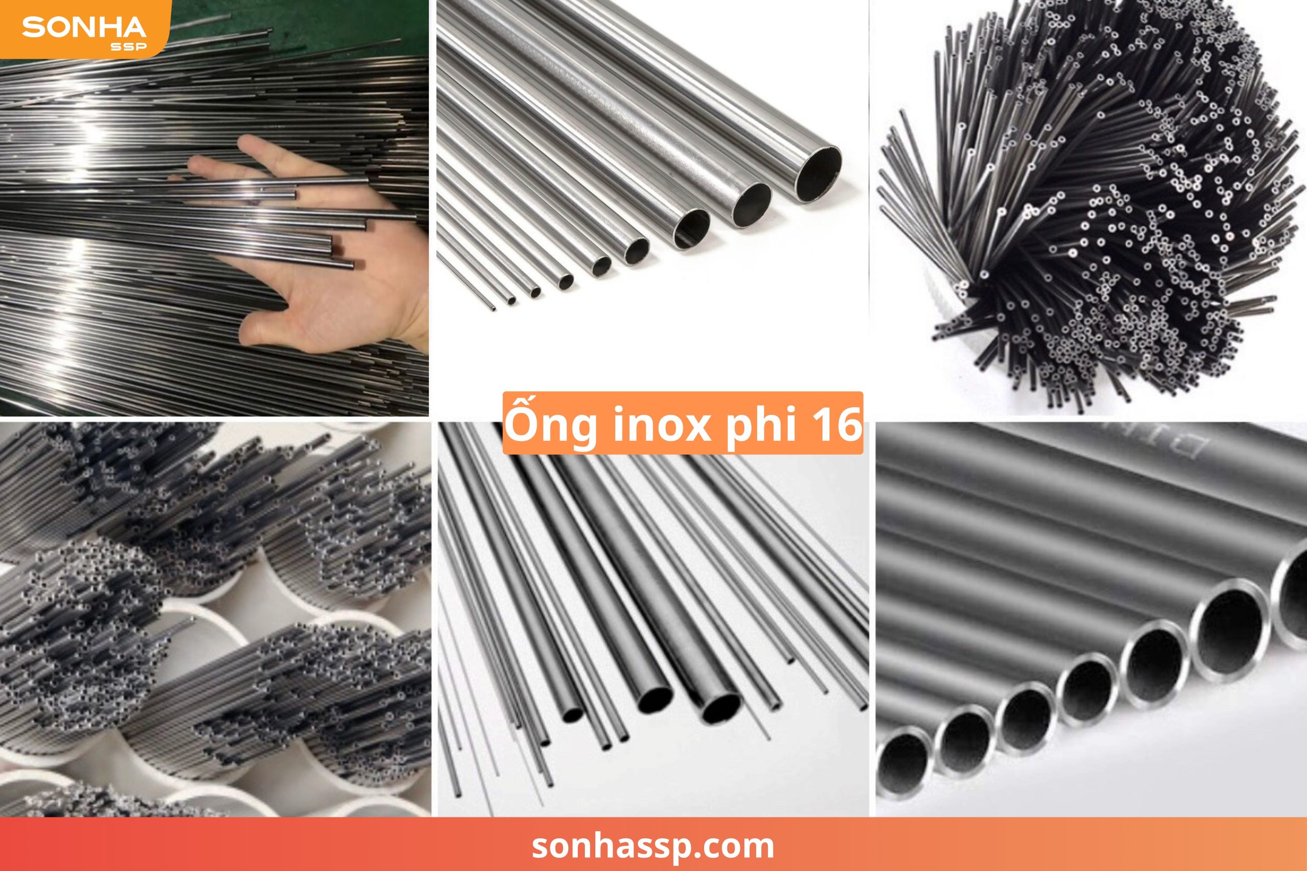 16mm diameter stainless steel pipe