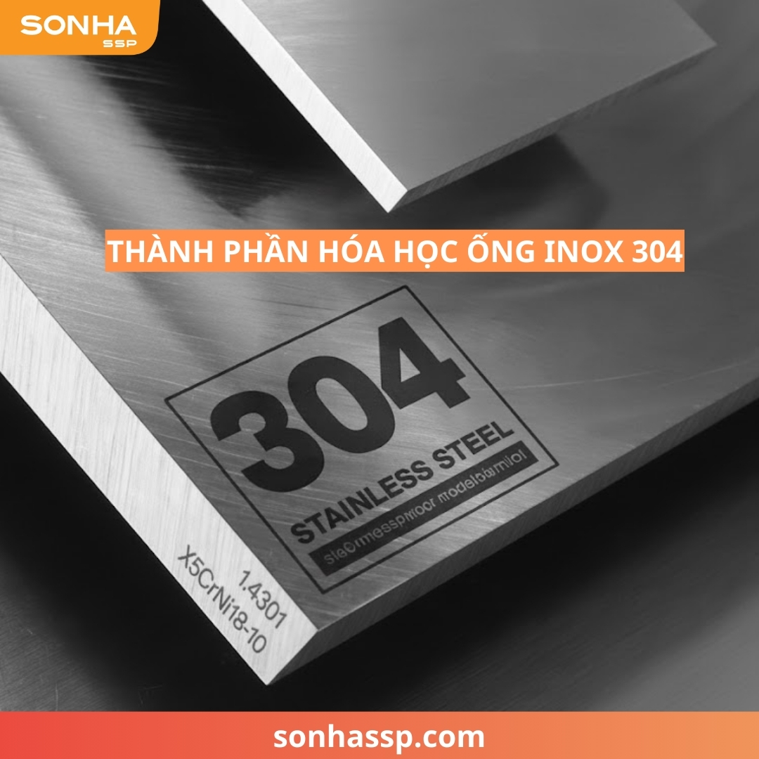 Thành phần hóa học ống inox 304