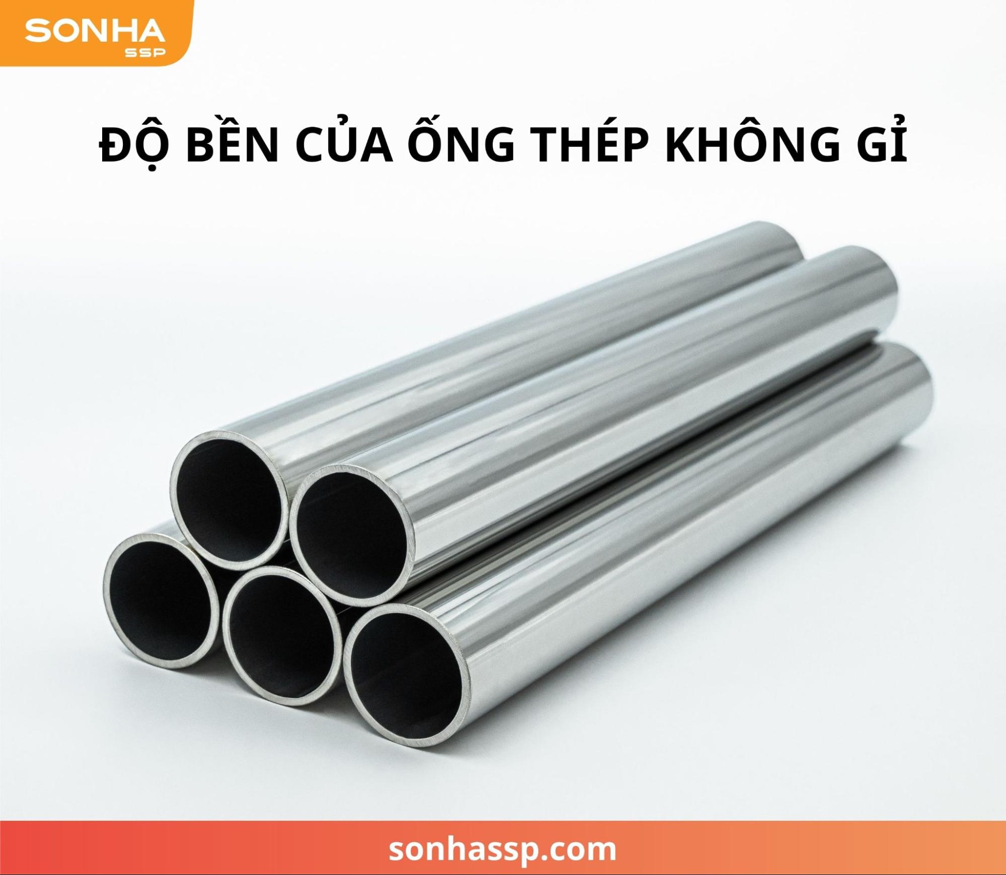 Độ bền của ống thép không gỉ