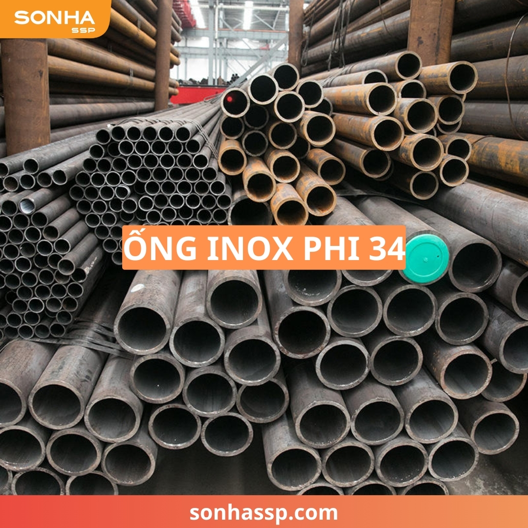 Ống inox phi 34
