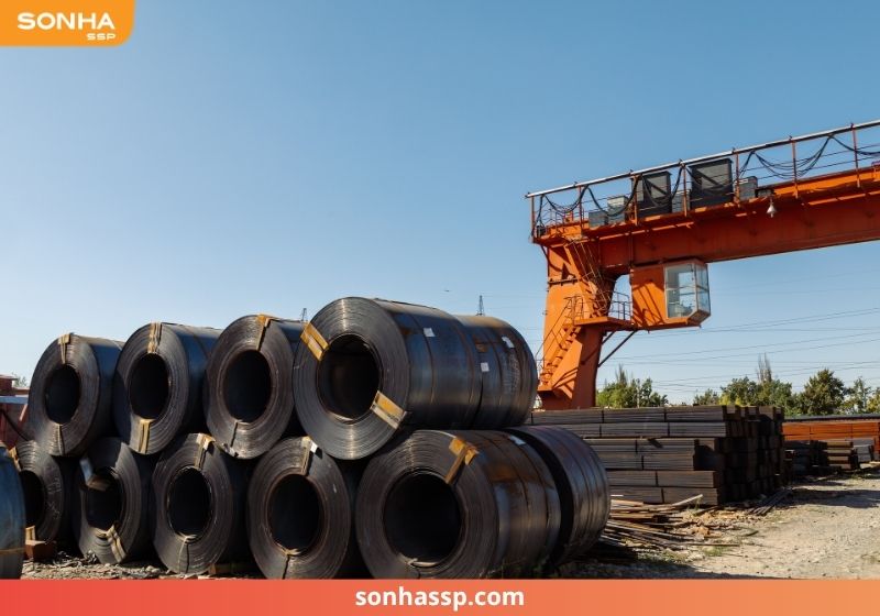 Images of Hot Rolled Coil Production