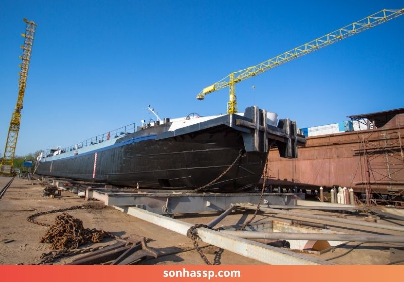 Hot rolled coil is used in the shipbuilding industry