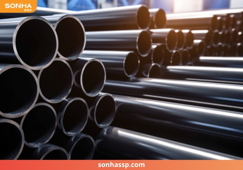 Seamless stainless steel pipes are manufactured using a solid billet process.