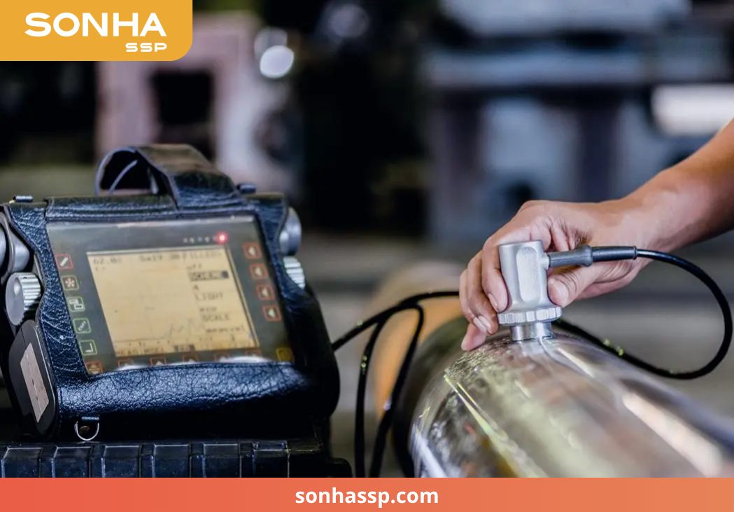 Kiểm tra siêu âm là phương pháp có chi phí khá cao sau khi gia công ống inox