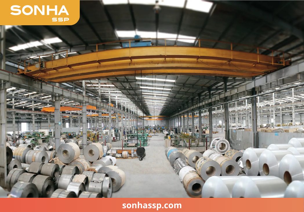 Nhà máy sản xuất ống inox Sơn Hà SSP