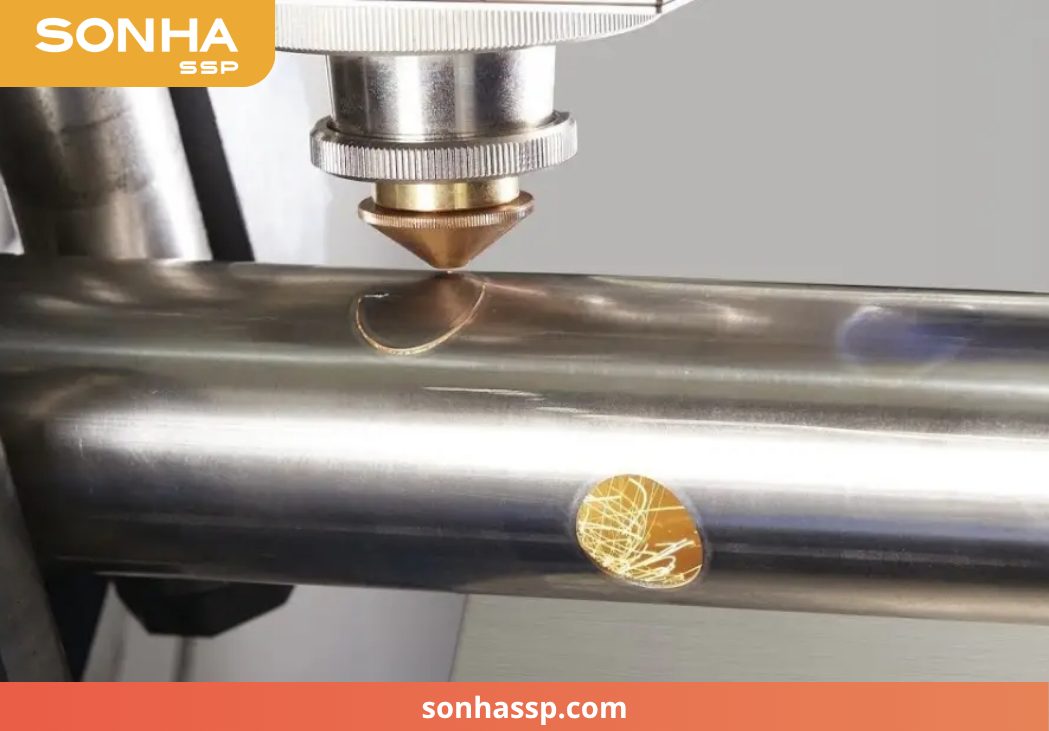 Phương pháp gia công cắt laser ống inox