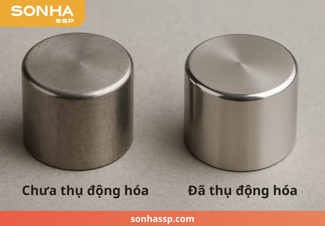 Sản phẩm sau khi đã trải qua quá trình thụ động hóa