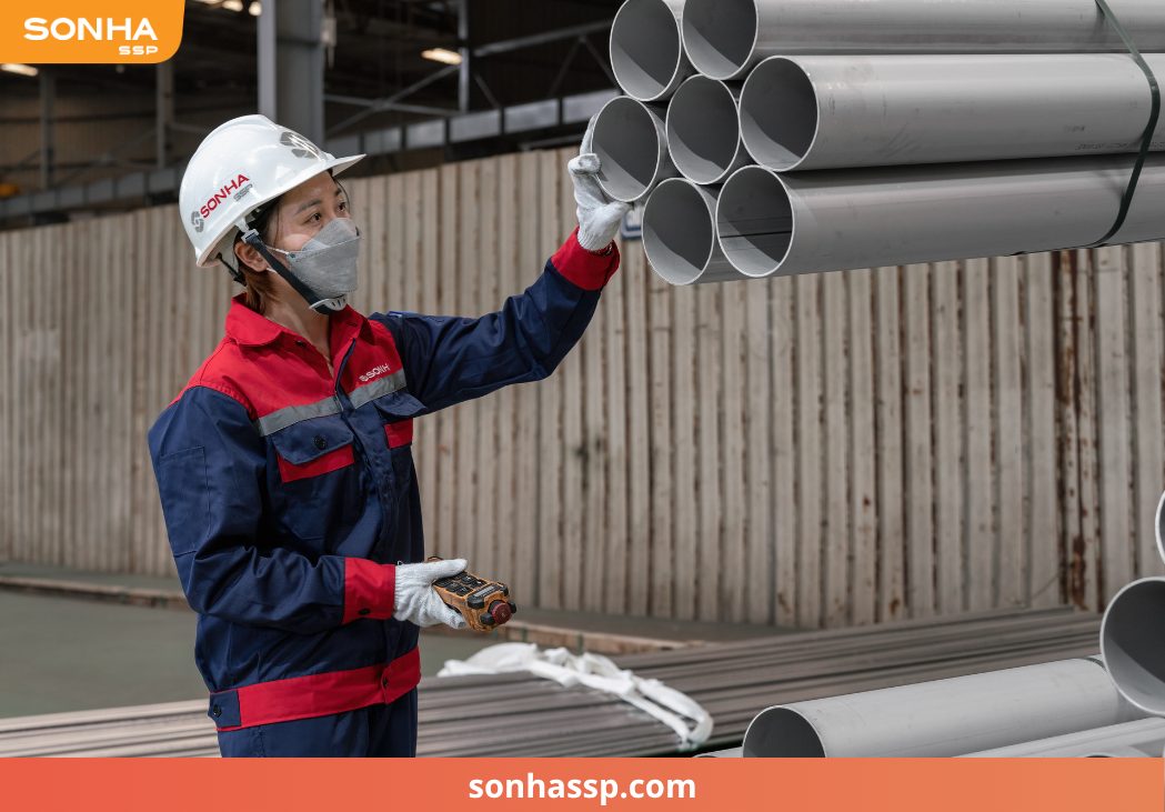 Ống inox Sơn Hà SSP đảm bảo các tiêu chuẩn quốc tế