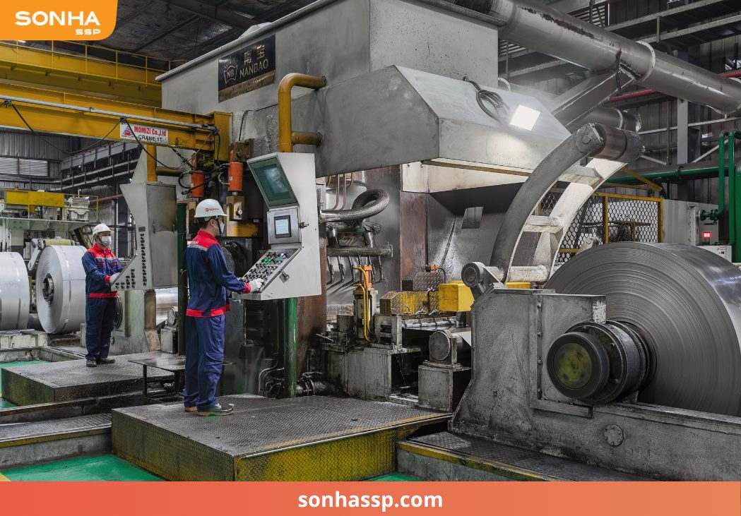 Nhà máy Sơn Hà SSP với hệ thống máy móc, dây chuyền hiện đại