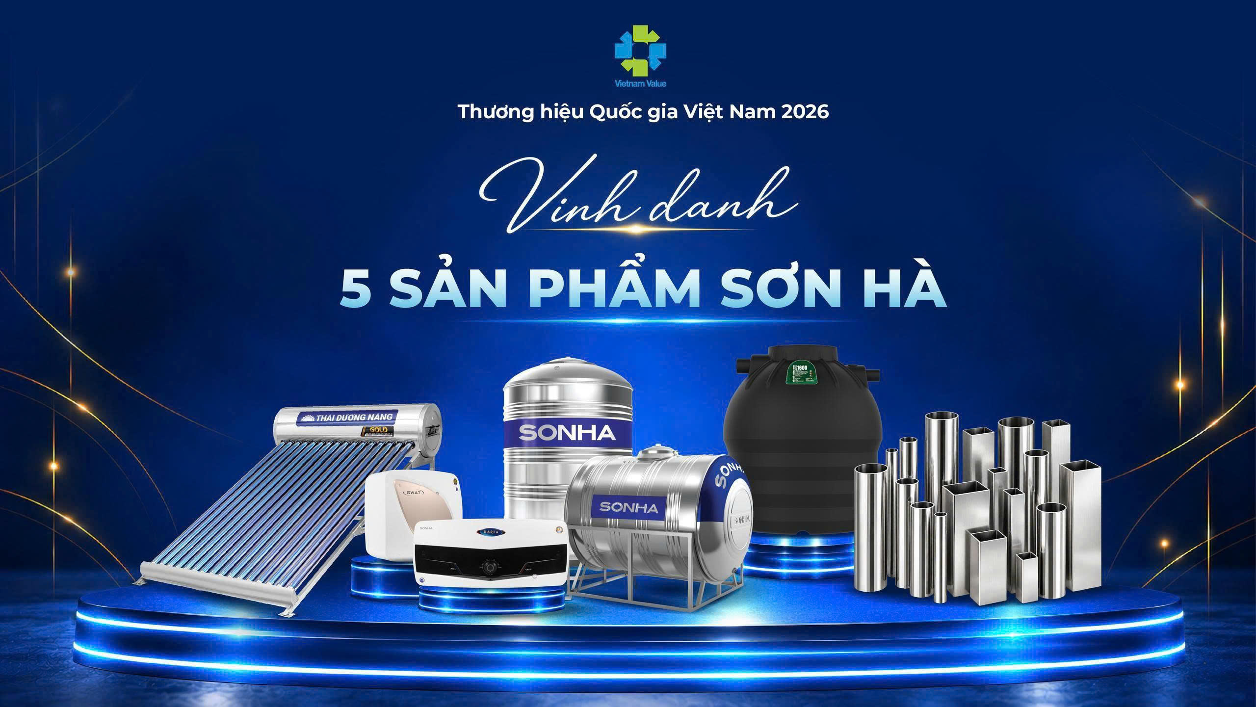 5 sản phẩm Sơn Hà đạt Thương hiệu quốc gia Việt Nam 2026.